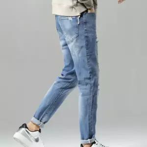 남성용 슬림핏 청바지 슬림 스판핏 스키니 KS5