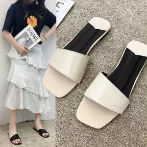 [하프클럽/]여성 샌들 푹신한 토오픈스퀘어 키높이 슬리퍼 뮬