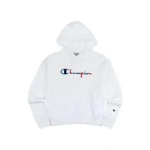 챔피온 리버스 위브 3컬러 스크립트 여성 후드티 화이트