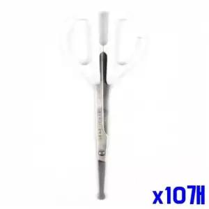 WL 화이트그립 다듬기용 미용가위 x10개