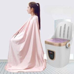 샤크팡사우나땀복 반신욕가운 좌훈치마 코튼물방울무늬 얇은 땀복 용사우나땀복 사우나 족욕복