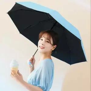 여름 자외선 차단 미니 5단 접이식 양우산 양산 겸용