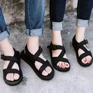 [하프클럽/]스포츠 인기 여자 찍찍이 남자 감성 샌들 커플 데일리