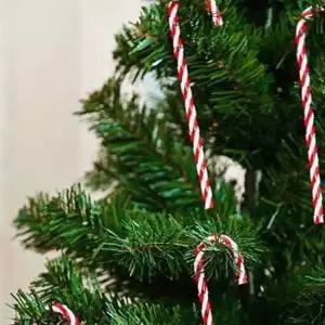 쌍문상회 트리오너먼트 크리스마스 지팡이 캔디 케인 6개세트