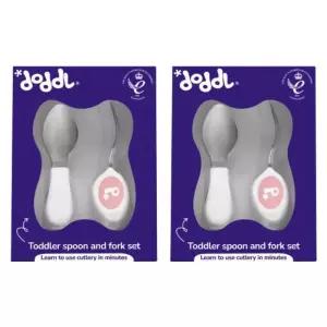 도들 아기 스푼 포크 이유식 유아식 준비물 세트 X2