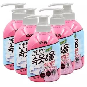 무궁화 소키 속옷 울 중성세제 중성 세제 500ml 5개