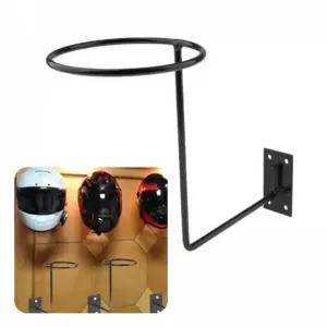 금속 바이크 헬멧 보관 벽걸이 후크 랙