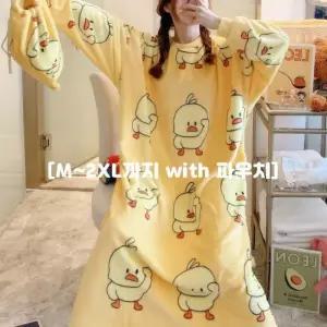 극세사 수면원피스  홈웨어 파자마 빅사이즈 잠옷파티