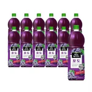 미닛메이드 포도 1.5L 12병