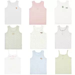 삐삐롱 26 S/S 아동 유아 어린이 봄 여름 가을 겨울 면소재 속옷 모달 스판 민소매 끈 런닝