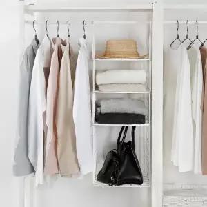 [홈앤하우스]옷장안 선반행거(대1단+소2단)