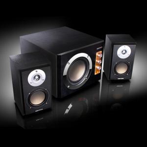 [K]AT-3800 블랙 우드 2.1CH 우퍼스피커 70W 컴퓨터