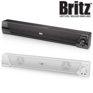 브리츠 BA-R90 빅사이즈 사운드바 스피커 전면 헤드폰 마이크 단자 TV연결 USB전원 PC방 컴퓨터 스피커