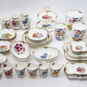 본차이나 버킹엄가든 홈세트 그릇세트 공기 대접 접시 홈세트 혼수 면기 5인