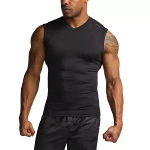 테슬라 컴프레션 헬스 나시 민소매 티셔츠 쿨링 베이스레이어