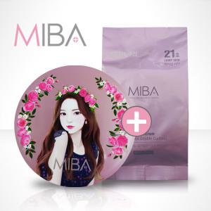 (MIBA/미바)이온칼슘 왕쿠션/파운데이션 더블 쿠션/본품+리필/