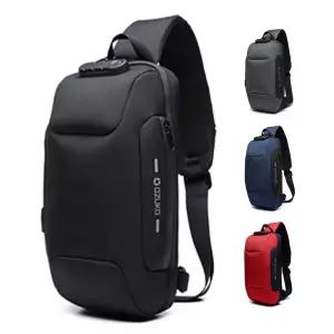 남자 크로스백 여행용 슬링백 방수 미니 락시스템 도난방지 옆으로매는가방 바디백