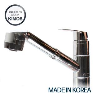 (국산)전면원홀씽크 수전 싱크대 주방 씽크대 코브라 원홀 호스 용품 싱크