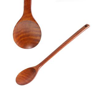 천연 옻칠 원형 볶음주걱 40cm ( 다용도 나무 볶음스푼 업소용 뒤지개 긴 우드주걱 주방소품 )