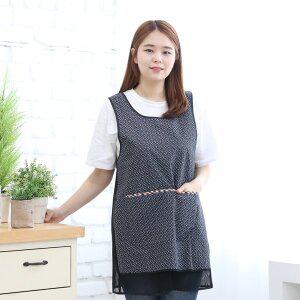 [이솔홈] 메쉬 방수 꽃무늬 앞치마