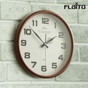 국산 플라이토 에쉬 우드 무소음 인테리어 벽시계 29cm