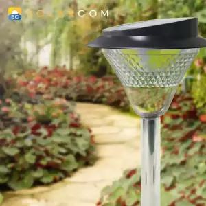 태양광 100구 COB LED 정원등 태양열 야외 조명 데크 문주 벽등 잔디등 전등 실외 문주등