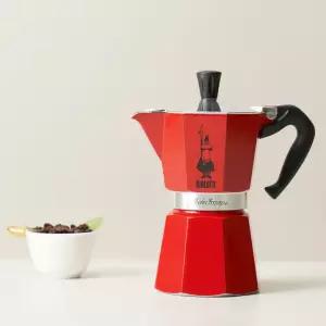 비알레띠 모카포트 익스프레스 레드 6컵 에스프레소 추출기