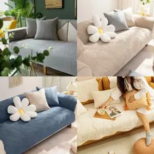 면쇼파패드 방석 커버 덮개 돌소파매트3인4인5인용