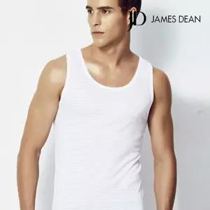 명품속옷 제임스딘 고급 순면 변화직 실켓 민소매 런닝3매입