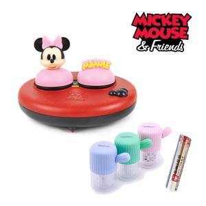 디즈니 자동 렌즈세척기 미니마우스 + 선인장 휴대용 세척기 + 건전지