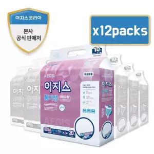 이지스 통기성 라운드(T)형 소변패드 속기저귀 20매x12팩(240매)