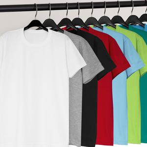 엘리시아 반팔 면 티셔츠 단체티 흰색 기본 무지티