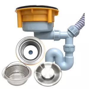 싱크대 대형 엔지 올스텐 배수구세트 악취차단 배수통 배수구교체 코트랩