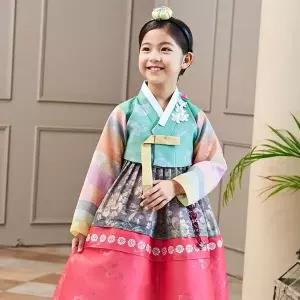 [보리보리/예가한복]WL622 홍화나래 여아한복