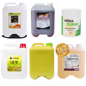 업소용 대용량 세제 모음 삼영물엿 식초 주방세제 락스 석쇠크린 뉴크린 커피머신세척기