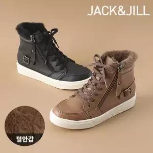 잭앤질 털안감 지퍼 스니커즈 부츠(JD1795)