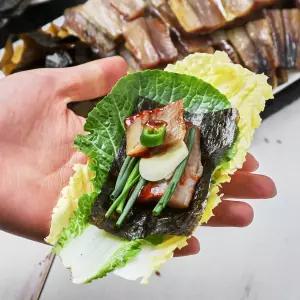 [구룡포과메기] 국내산 청어 과메기 완전 손질 야채세트 20미(40쪽)_실링포장