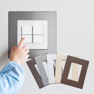 메탈 스위치커버 손때방지 벽지보호 스티커 콘센트