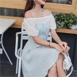 [오노마] ONM 플레어 원피스 오프숄더 봄 여름 가을 데일리룩 코디 (S8117877)