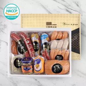 [한돈]독일식 수제햄 소시지 선물세트 7호 2.75kg(13종,소스)