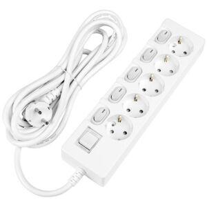 홈365 국산 개별멀티탭 5구 5m / 절전 멀티콘센트