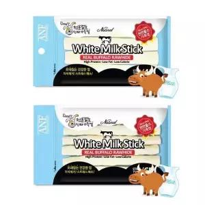 ANF 화이트 밀크스틱 (천연물소가죽껌)