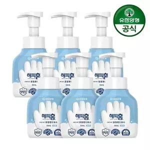 [유한양행]해피홈 SAFE365 핸드워시 용기형 무향 350ml x 6개
