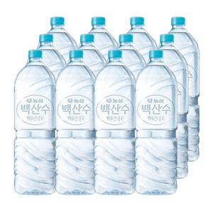 농심 백산수 무라벨 2L 24병 백두산물 가정용생수배달