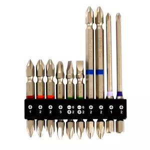 1-18 콤비네이션 비트 SCB-10S 드라이버 비트 세트 임팩 드릴날 