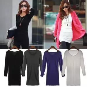 [오노마] ONM 데일리웨어 데이트 오피스 심플 롱티셔츠 면원피스 (S8816602)