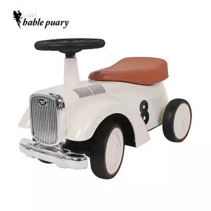 [파파스토이]베이블퓨어리 클래식 유아 붕붕카 무소음 실내 아기 붕붕카 아이보리 .