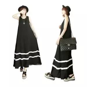 [오노마] ONM 여성 데일리 편한 민소매 밑두줄 민소매 롱 원피스 (S9088176)