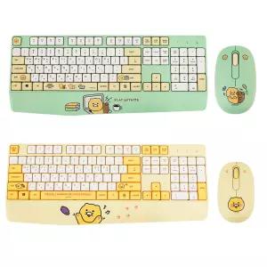 카카오프렌즈 춘식이 손목받침 무선 키보드세트