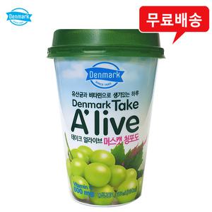 덴마크 테이크 얼라이브 250ml 머스캣청포도x24컵무배